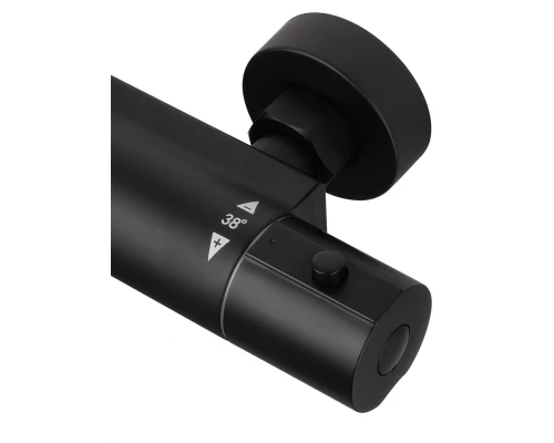 Смеситель для душа с термостатом WONZON & WOGHAND INN 6, Черный матовый  (WW-B2029-A-MB)