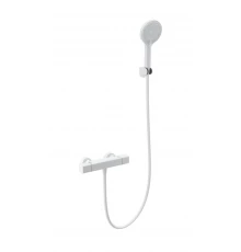 Смеситель для душа с термостатом WONZON & WOGHAND STAY 2, Белый матовый (WW-B2016-A-MW)