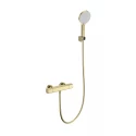 Смеситель для душа с термостатом WONZON & WOGHAND STAY 2, Брашированное золото (WW-B2016-A-BG)