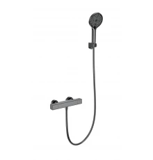 Смеситель для душа с термостатом WONZON & WOGHAND STAY 2, Темный графит (WW-B2016-A-BGG)