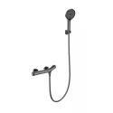 Смеситель для душа с термостатом WONZON & WOGHAND T-1000, Темный графит (WW-B2057-A-BGG)