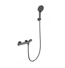 Смеситель для душа с термостатом WONZON & WOGHAND T-1000, Темный графит (WW-B2057-A-BGG)