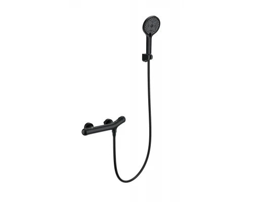 Смеситель для душа с термостатом WONZON & WOGHAND T-1000, Черный матовый (WW-B2057-A-MB)