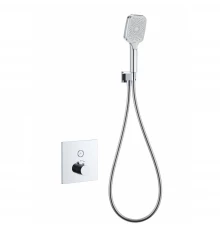Смеситель для душа с термостатом встраиваемый WONZON & WOGHAND, Хром (WW-D1017-B-CR)