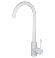 Смеситель для кухни WONZON & WOGHAND, Белый матовый (WW-A21102-MW)