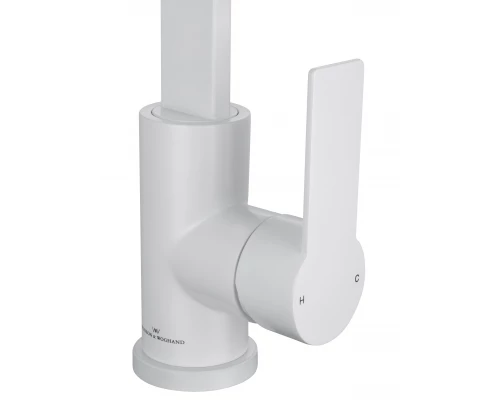 Смеситель для кухни WONZON & WOGHAND, Белый матовый (WW-AE4550-MW)