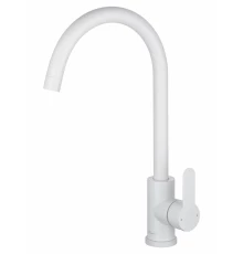 Смеситель для кухни WONZON & WOGHAND, Белый матовый (WW-AE4554-MW)