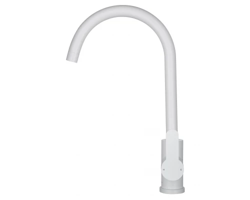 Смеситель для кухни WONZON & WOGHAND, Белый матовый (WW-AE4554-MW)