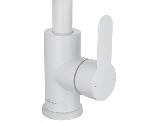 Смеситель для кухни WONZON & WOGHAND, Белый матовый (WW-AE4554-MW)