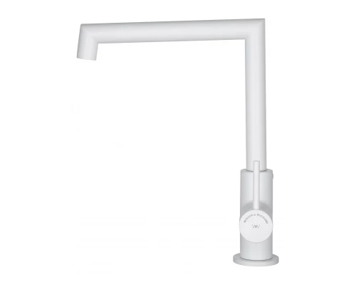 Смеситель для кухни WONZON & WOGHAND, Белый матовый (WW-L1005-MW)