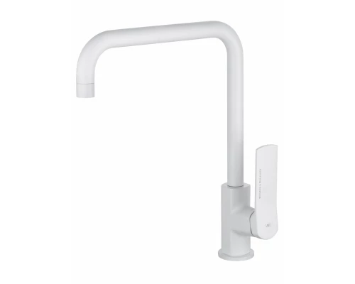 Смеситель для кухни WONZON & WOGHAND, Белый матовый (WW-L1006-MW)