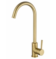 Смеситель для кухни WONZON & WOGHAND, Брашированное золото (WW-A21102-BG)