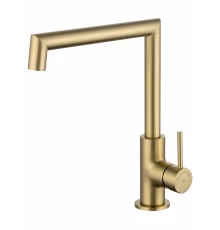 Смеситель для кухни WONZON & WOGHAND, Брашированное золото (WW-L1005-BG)