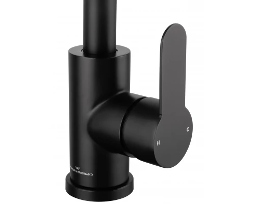 Смеситель для кухни WONZON & WOGHAND, Черный матовый (WW-AE4554-MB)