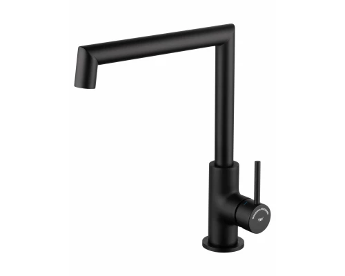Смеситель для кухни WONZON & WOGHAND, Черный матовый (WW-L1005-MB)