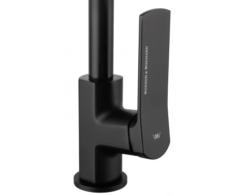 Смеситель для кухни WONZON & WOGHAND, Черный матовый (WW-L1006-MB)