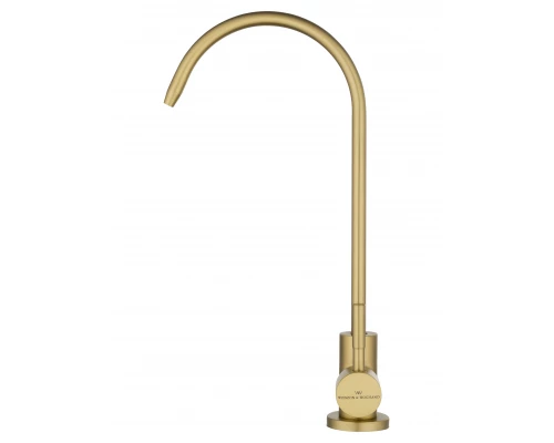 Смеситель для фильтрованной воды WONZON & WOGHAND, Брашированное золото (WW-AE4587-BG)