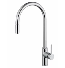 Смеситель для кухни с выдвижным изливом WONZON & WOGHAND Хром (WW-422902-CR)