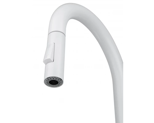 Смеситель для кухни с выдвижным изливом WONZON & WOGHAND, Белый матовый (WW-A20782-MW)