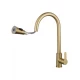 Смеситель для кухни с выдвижным изливом WONZON & WOGHAND, Брашированное золото (WW-121E201L-BG)