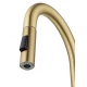 Смеситель для кухни с выдвижным изливом WONZON & WOGHAND, Брашированное золото (WW-A20782-BG)