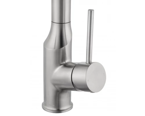 Смеситель для кухни с выдвижным изливом WONZON & WOGHAND, Брашированный никель (WW-A21252-BS)