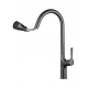 Смеситель для кухни с выдвижным изливом WONZON & WOGHAND, Темный графит (WW-AE54123-BGG)