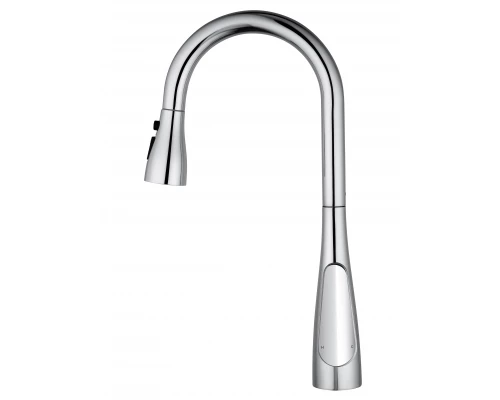 Смеситель для кухни с выдвижным изливом WONZON & WOGHAND, Хром (WW-121E201B-CR)