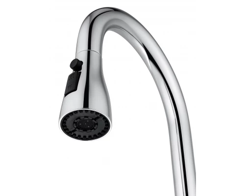 Смеситель для кухни с выдвижным изливом WONZON & WOGHAND, Хром (WW-121E201B-CR)