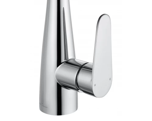 Смеситель для кухни с выдвижным изливом WONZON & WOGHAND, Хром (WW-121E201B-CR)