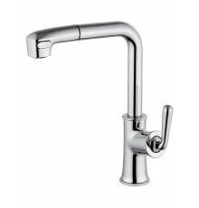 Смеситель для кухни с выдвижным изливом WONZON & WOGHAND, Хром (WW-88439008A-CR)