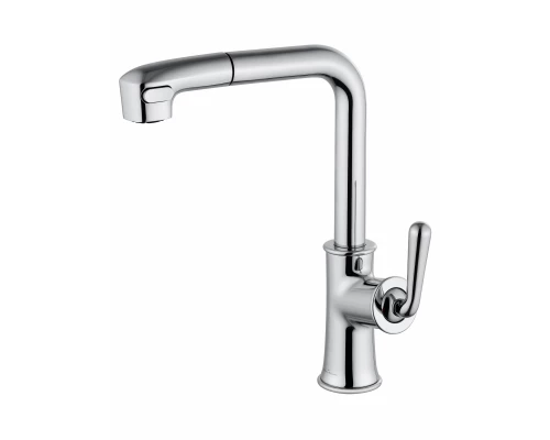 Смеситель для кухни с выдвижным изливом WONZON & WOGHAND, Хром (WW-88439008A-CR)