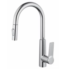 Смеситель для кухни с выдвижным изливом WONZON & WOGHAND, Хром (WW-A20782-CR)