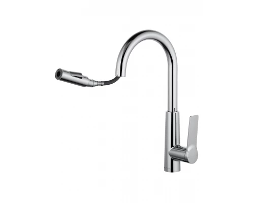 Смеситель для кухни с выдвижным изливом WONZON & WOGHAND, Хром (WW-A20782-CR)