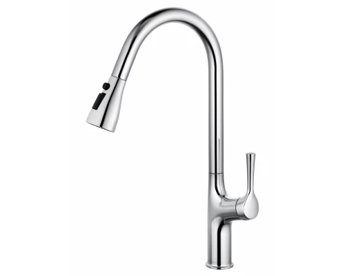 Смеситель для кухни с выдвижным изливом WONZON & WOGHAND, Хром (WW-AE54123-CR)