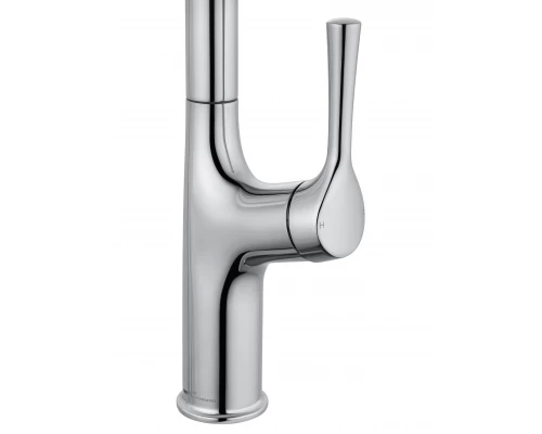 Смеситель для кухни с выдвижным изливом WONZON & WOGHAND, Хром (WW-AE54123-CR)