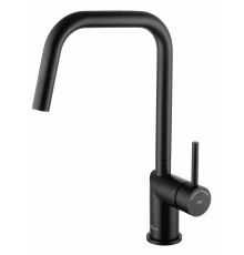 Смеситель для кухни с выдвижным изливом WONZON & WOGHAND, Черный матовый (WW-6018-MB)