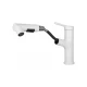 Смеситель для раковины с выдвижным изливом WONZON & WOGHAND, Белый матовый (WW-A40862-MW)