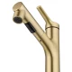 Смеситель для раковины с выдвижным изливом WONZON & WOGHAND, Брашированное золото (WW-A40862-BG)
