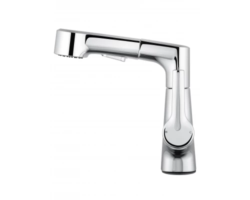 Смеситель для раковины с выдвижным изливом WONZON & WOGHAND, Хром (WW-121B108-CR)