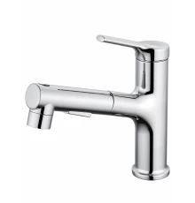 Смеситель для раковины с выдвижным изливом WONZON & WOGHAND, Хром (WW-A40862-CR)