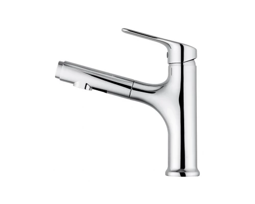 Смеситель для раковины с выдвижным изливом WONZON & WOGHAND, Хром (WW-AE4151-CR)