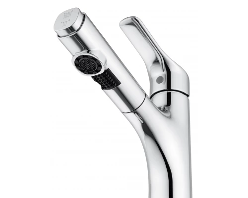 Смеситель для раковины с выдвижным изливом WONZON & WOGHAND, Хром (WW-AE4151-CR)