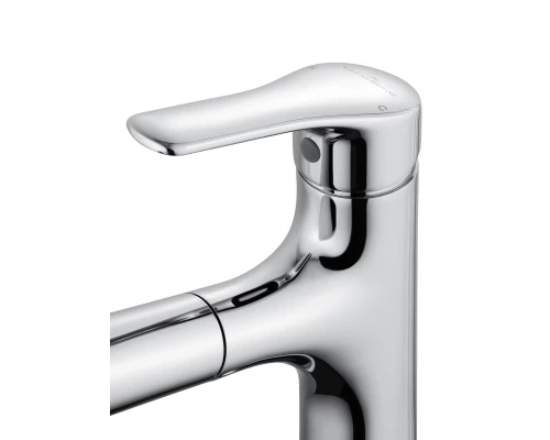 Смеситель для раковины с выдвижным изливом WONZON & WOGHAND, Хром (WW-AE4151-CR)