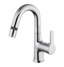 Смеситель для раковины с выдвижным изливом WONZON & WOGHAND, Хром (WW-FE01L212-CR)