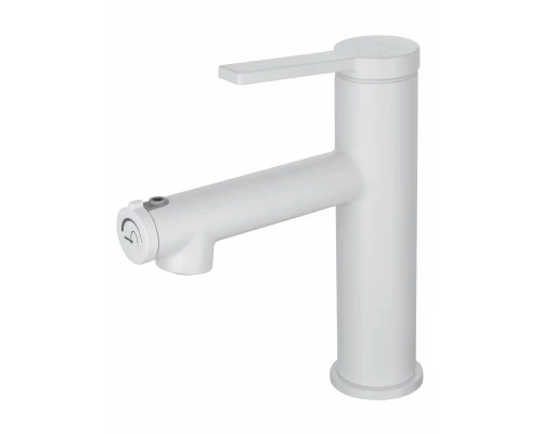 Смеситель для раковины с функцией полоскания WONZON & WOGHAND, Белый матовый (WW-H1017-MW)