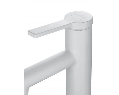 Смеситель для раковины с функцией полоскания WONZON & WOGHAND, Белый матовый (WW-H1017-MW)