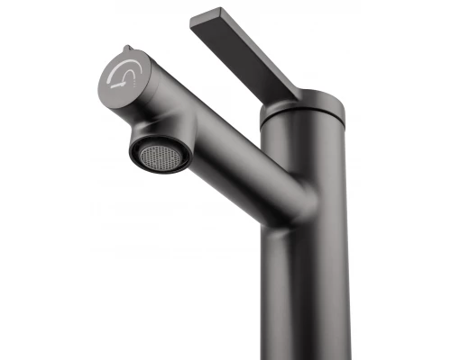 Смеситель для раковины с функцией полоскания WONZON & WOGHAND, Темный графит (WW-H1017-BGG)