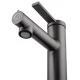 Смеситель для раковины с функцией полоскания WONZON & WOGHAND, Темный графит (WW-H1017-BGG)