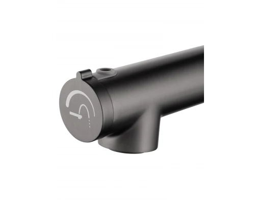 Смеситель для раковины с функцией полоскания WONZON & WOGHAND, Темный графит (WW-H1017-BGG)